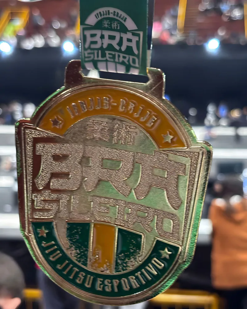 Medalha de ouro do Campeonato Brasileiro de Jiu-Jítsu Esportivo